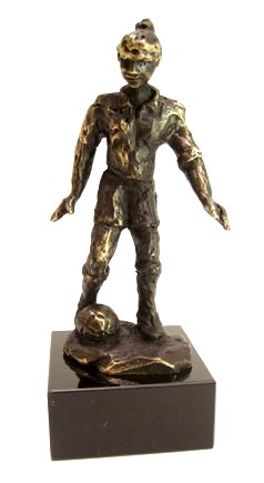 Voetbal Dame Bronzesculptuur MA548